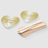 Gold Wedding Fans haben und halten Sprichwort Fächer (Non-assembled)