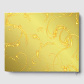 Gold Wedding Gästebuch, Vorlage schön Gästebuch (Rückseite)