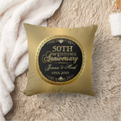 Gold Wedding Glam Gold & Diamonds Kissen (Decke)