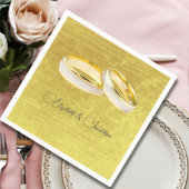 Gold Wedding Rings Custom Design Serviette