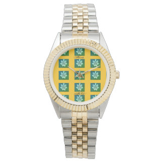 GOLD WEED WATCH BACKGROUND HAVIC ACD ARMBANDUHR