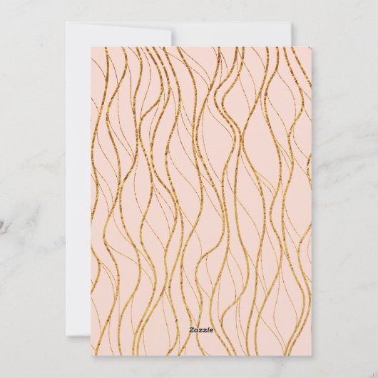 Gold weht frohe Weihnachten von New Mr & Mrs Blush (Rückseite)