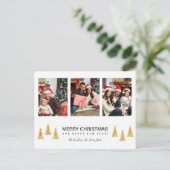 Gold Weihnachten (Stehend Vorderseite)