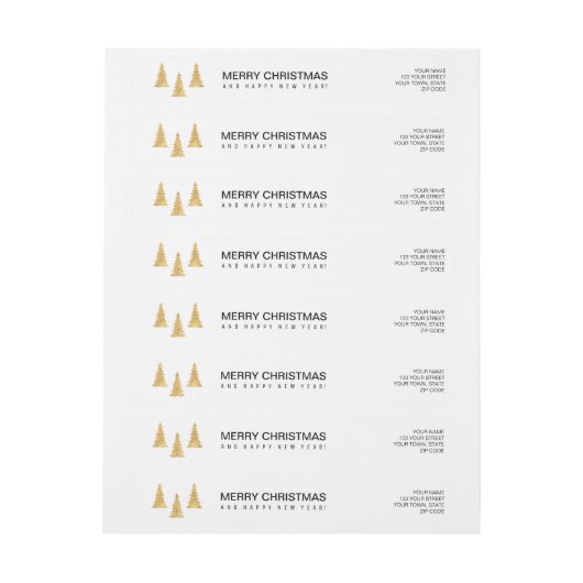 Gold Weihnachten (Bogen)