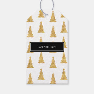 Gold Weihnachten Geschenkanhänger