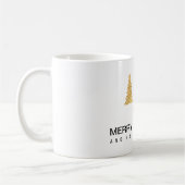 Gold Weihnachten Kaffeetasse (Links)