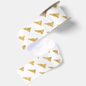 Gold Weihnachten Satinband (Rückseite)