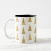 Gold Weihnachten Zweifarbige Tasse (Links)