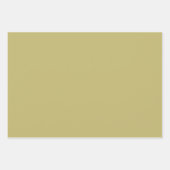 Gold Weihnachts-Wrackpapier Geschenkpapier Set (Vorderseite 2)