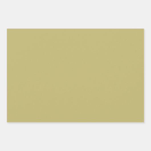 Gold Weihnachts-Wrackpapier Geschenkpapier Set (Vorderseite 2)