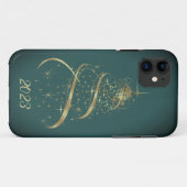Gold Weihnachtsbaum iPhone Fälle Case-Mate iPhone Hülle (Rückseite (Horizontal))