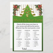 Gold Weihnachtsbaum Was ist in Ihrem Geldbörsenspi (Vorne/Hinten)