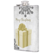 Gold Weihnachtsgeschenk Feiertage Flask Flachmann (Links)
