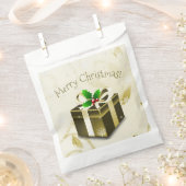 Gold Weihnachtsgeschenk Gefallen Taschen Geschenktütchen (Ausgeschnitten)