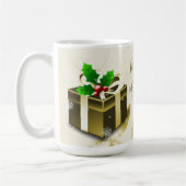 Gold Weihnachtsgeschenk Tasse (Links)