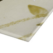 Gold Weihnachtsgeschenktafel Schneidebrett (Ecke)