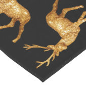 Gold Weihnachtsmann Kurzer Tischläufer (Ecke)