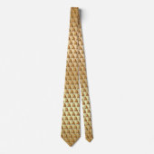 Gold Weihnachtsmannmütze Holiday Neck Tie Krawatte (Vorderseite)