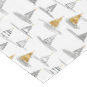 Gold Weihnachtsmuster#5 ID1009 Tischdecke (Schrägansicht)