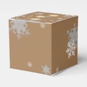 Gold Weihnachtsschmuck Gefälligkeitsbox Geschenkschachtel (Vorderseite)