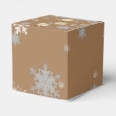 Gold Weihnachtsschmuck Gefälligkeitsbox Geschenkschachtel (Rückseite)