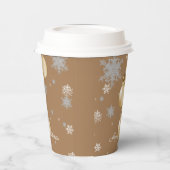 Gold Weihnachtsschmuck Papier Cup Pappbecher (Links)