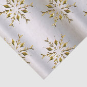 Gold Weihnachtsstars auf Silber Seidenpapier (Ausschnitt)