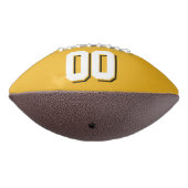 GOLD, WEISS UND SCHWARZ, kundenspezifischer Fußbal Football (Gedreht 270)