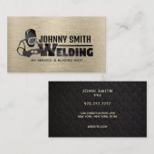 Gold Welding Slogans Business Cards Visitenkarte (Vorne/Hinten)