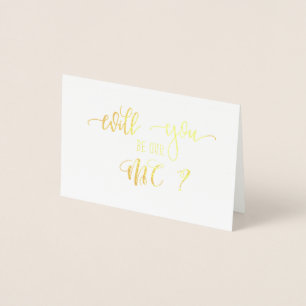 Gold werden Sie unsere MC Wedding Card sein Folienkarte