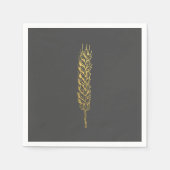 Gold Wheat Napkins Serviette (Vorderseite)