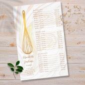 Gold Whisk Bakery Patisserie Marmor Service Menü
