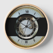 gold white and black modern clock uhr (Vorderseite)