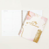Gold White and Pink Journal Planner Planer (Anzeige)