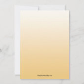 Gold White Balloons Geburtstagsparty Einladungen (Rückseite)