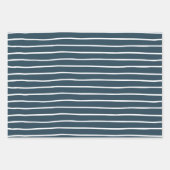 Gold White Blue US Flagge Geschenkpapier Set (Vorderseite 3)