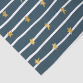 Gold White Blue US Flagge Seidenpapier (Detail)