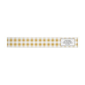 Gold White Gingham Pattern (Person)