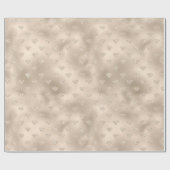 Gold White Glitz Glitzer Diamanten Geschenkpapier (Flach)