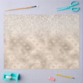 Gold White Glitz Glitzer Diamanten Seidenpapier (Basteln)