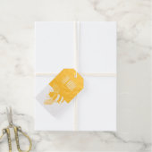 GOLD WHITE HONEY BUZZY BUMBLE BIS INSEKT TEXT GESCHENKANHÄNGER (Mit Schnur)