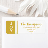 Gold White JOY | Rücksendeadresse (Insitu)