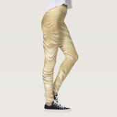 Gold White Ombre Zebra Leggings (Rechts)
