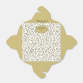 Gold/White Random Number Pattern des 85. Party Geschenkschachtel (Ungefaltet)