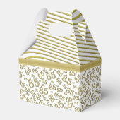 Gold/White Random Number Pattern des 85. Party Geschenkschachtel (Rückseite)