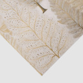 Gold White Silver Trees Weihnachten Seidenpapier (Detail)