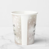 Gold White Stars Erste heilige Kommune Pappbecher (Links)