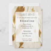 Gold White Südwest Cowhide Einladung (Vorderseite)