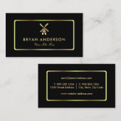 Gold-Windmill-Visitenkarte Visitenkarte (Vorne/Hinten)