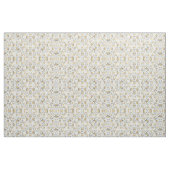 Gold Winter Floral Design Stoff (Fat Quarter (45,7 x 55,9 cm))